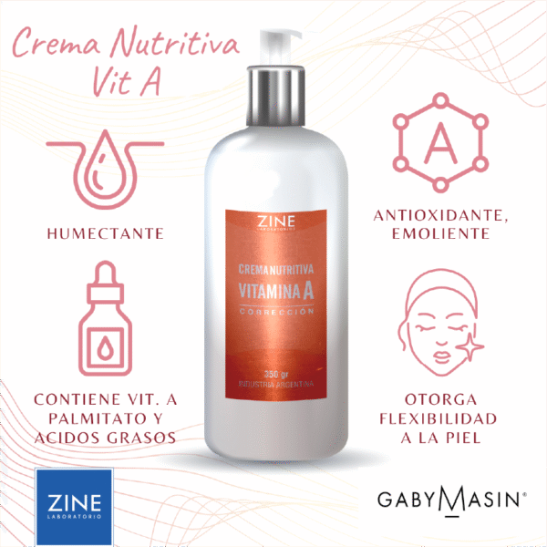 Crema Nutritiva con Vitamina A 350 gr- ZINE
