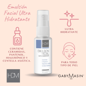 Emulsion facial Ultra Hidratante HDM Con Cerámidas x 50ml