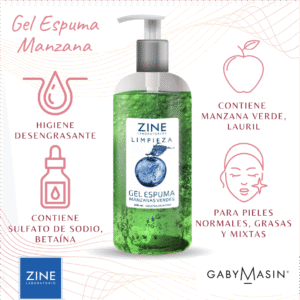 Gel Espuma Manzanas Verdes 340 ml- ZINE