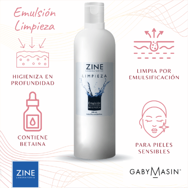 Emulsión de Limpieza No lipídica - 300ml - ZINE