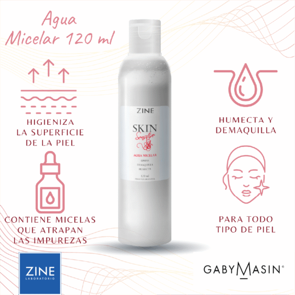 Agua Micelar Skin Sensitive - 120ml - ZINE