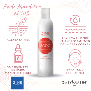 Acido Mandélico 10 % - PH 3,5 x120ml - ZINE