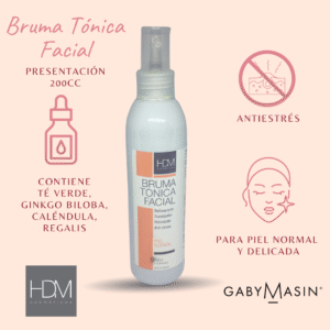 BRUMA TONICA FACIAL PIEL NORMAL 200 ML - HDM