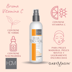 BRUMA TONICA FACIAL C/ VITAMINA C PIELES MIXTAS 75cc - HDM