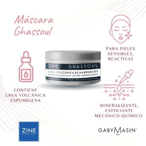 MÁSCARA GHASSOUL DE  MARRUECOS - FRANCESA-ZINE x100gr