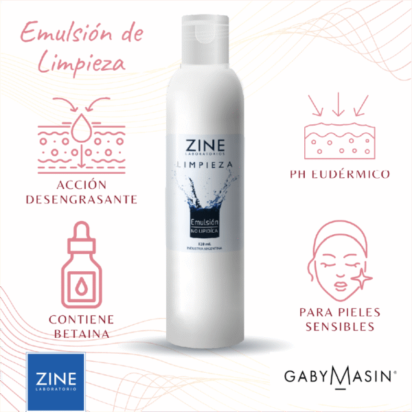 Emulsión de Limpieza No lipídica - 120ml - ZINE