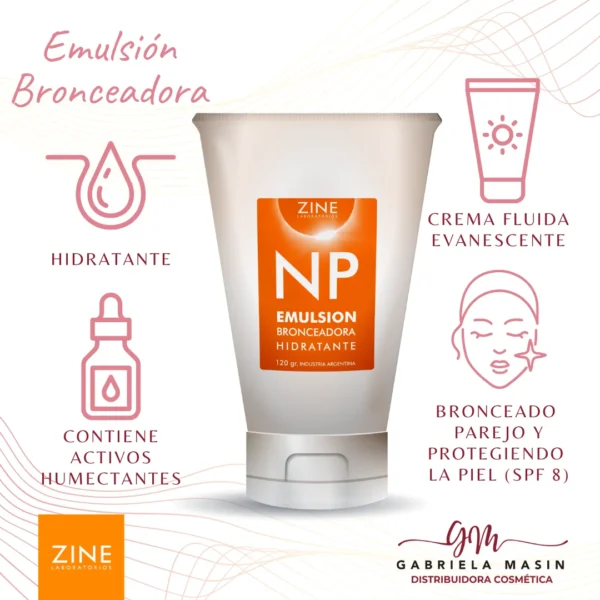 NP Emulsión Bronceadora Hidratante - ZINE