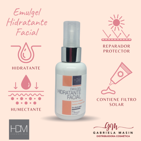 EMULGEL HIDRATANTE FACIAL 30 cc - HDM