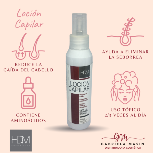 LOCION CAPILAR 120 CC - HDM