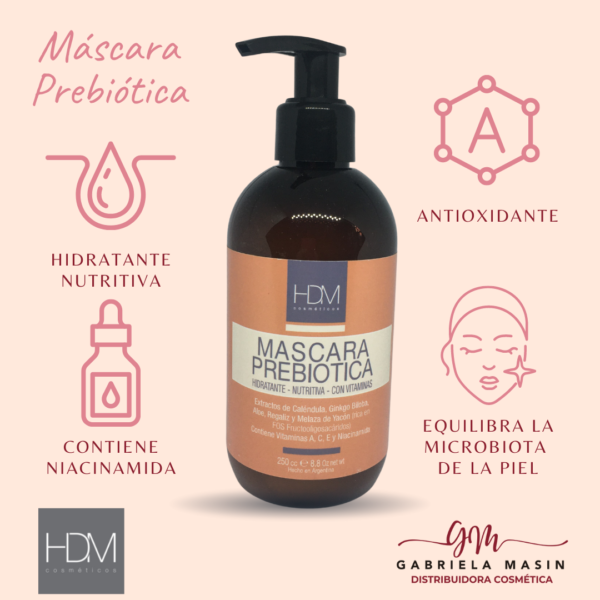 MÁSCARA PREBIÓTICA NUTRITIVA 250 cc- HDM