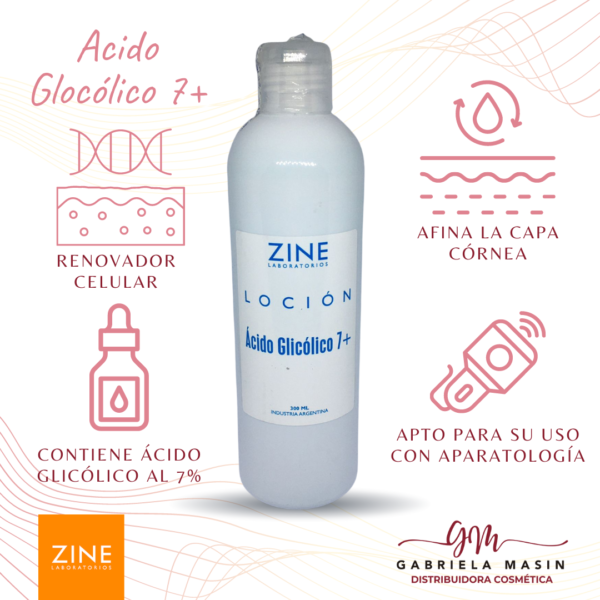 Locion Ácido Glicólico 7% 300 ml - ZINE