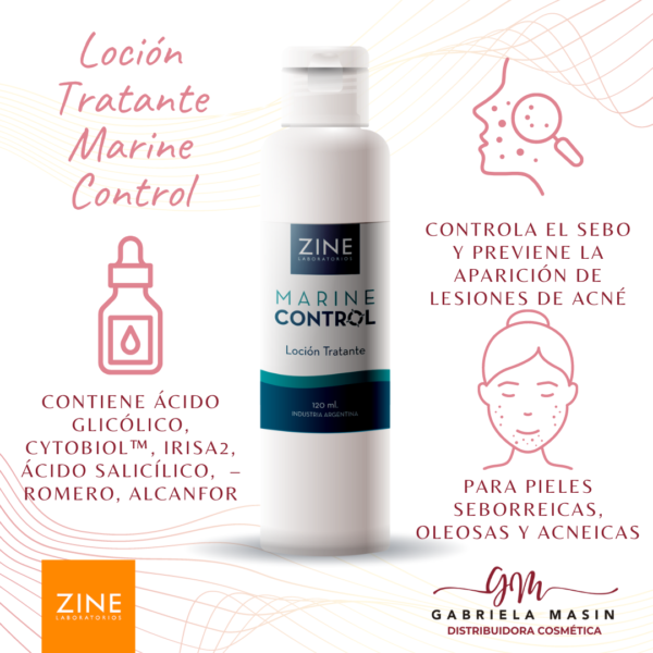 Marine Control Loción Tratante 120 ml - ZINE