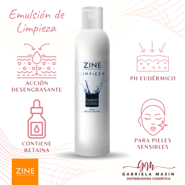 Emulsión de Limpieza No lipídica - 120ml - ZINE