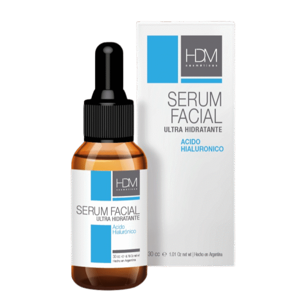 SERUM FACIAL ULTRA HIDRATANTE CON HIALURONICO 30cc - HDM