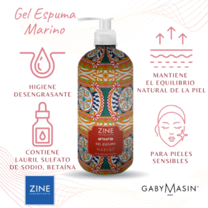Gel espuma marino 340 ml.ZINE