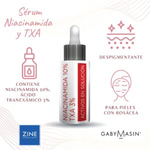 Solución de Niacinamida 10% y Tranexamico 3% x50ml. ZINE