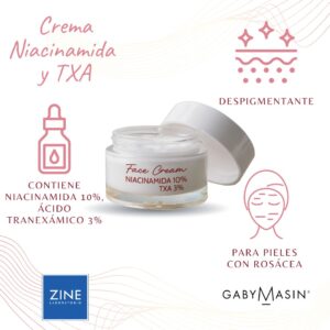 Crema con Niacinamida 10%  y Tranexamico 3% x 45gr ZINE