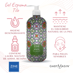 Gel espuma tilo 340ml  ZINE
